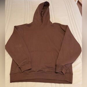 Hollister Brown Boxy Hoodie (Size Large/Worn Once)